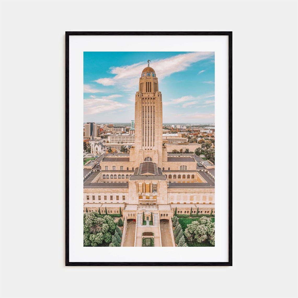 Lincoln Colorful Poster Print Lincoln Photo Wall Art Lincoln Wall Decor Lincoln Travel Print Lincoln Street Map Poster City Map