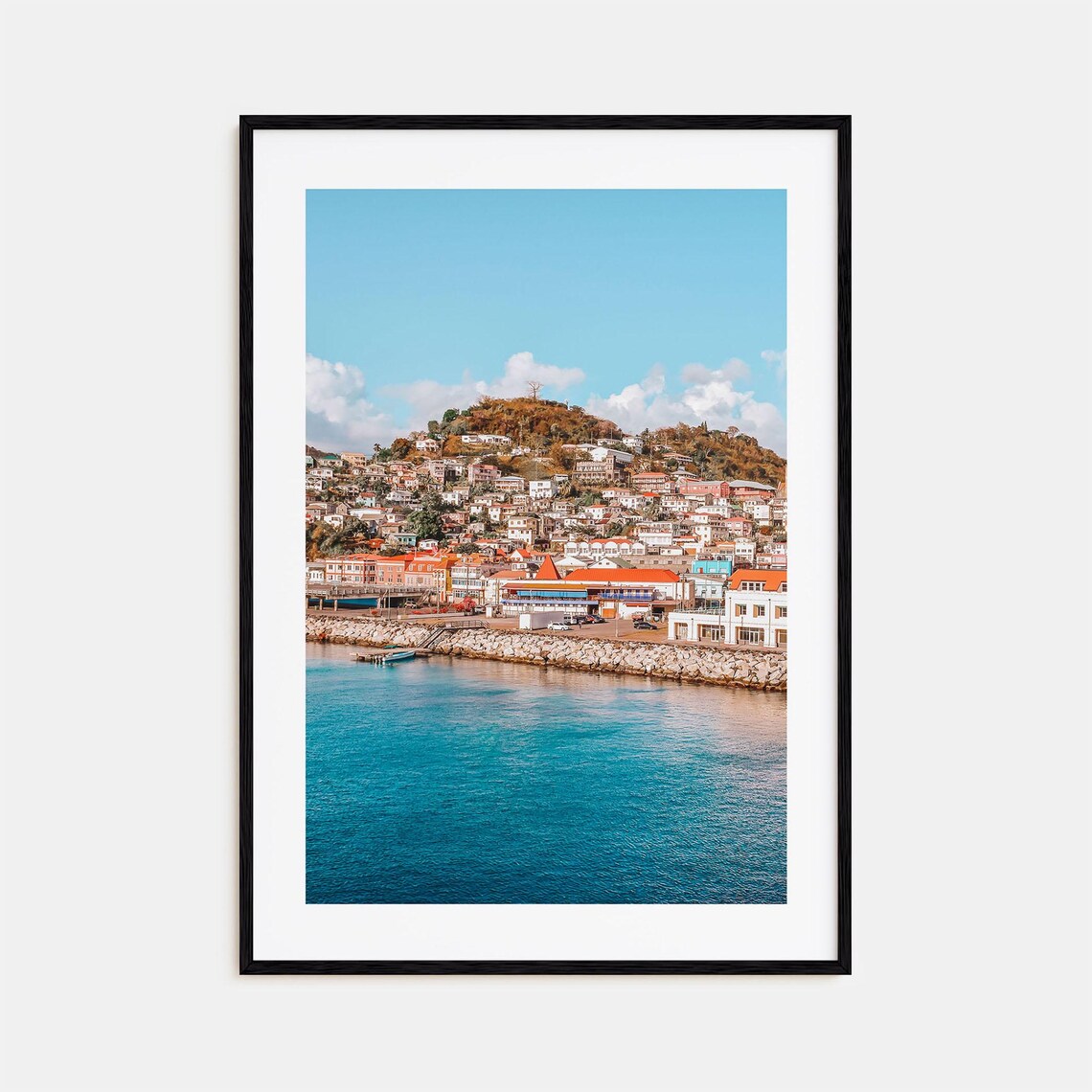 Grenada Colorful Travel Poster, City Map Art Print