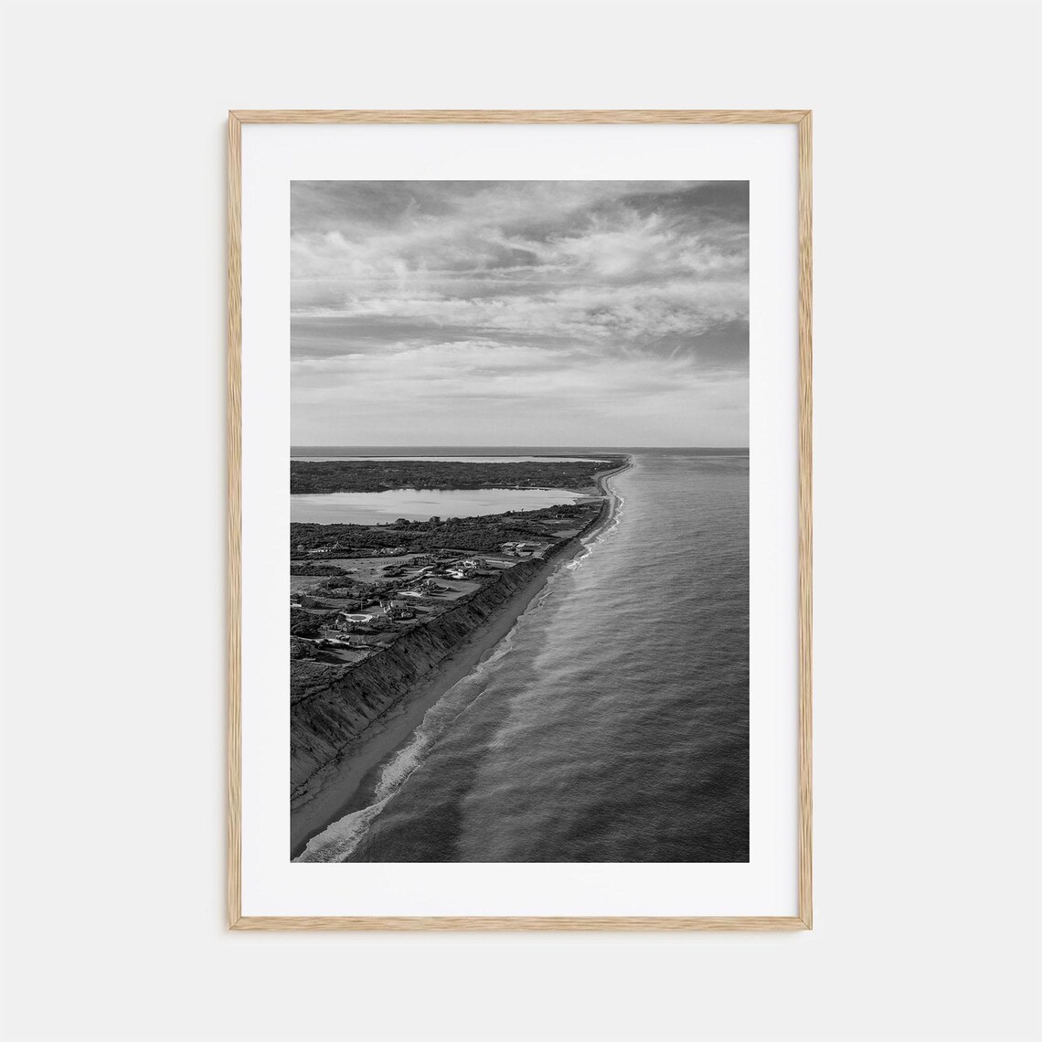 Nantucket Black and White Travel Poster, Photography