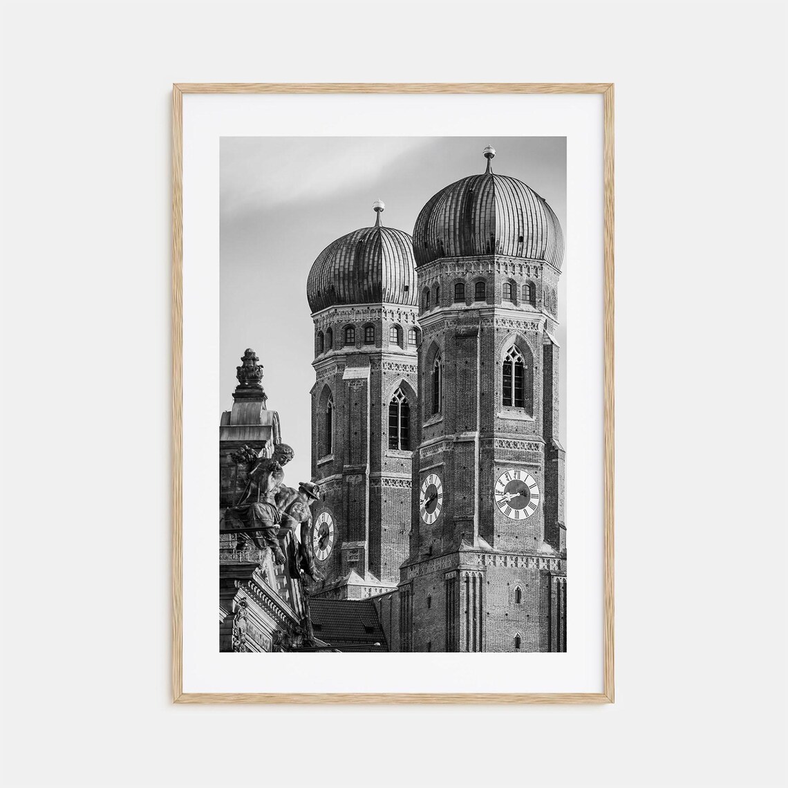 Munich Black And White Travel Poster Print No. 2