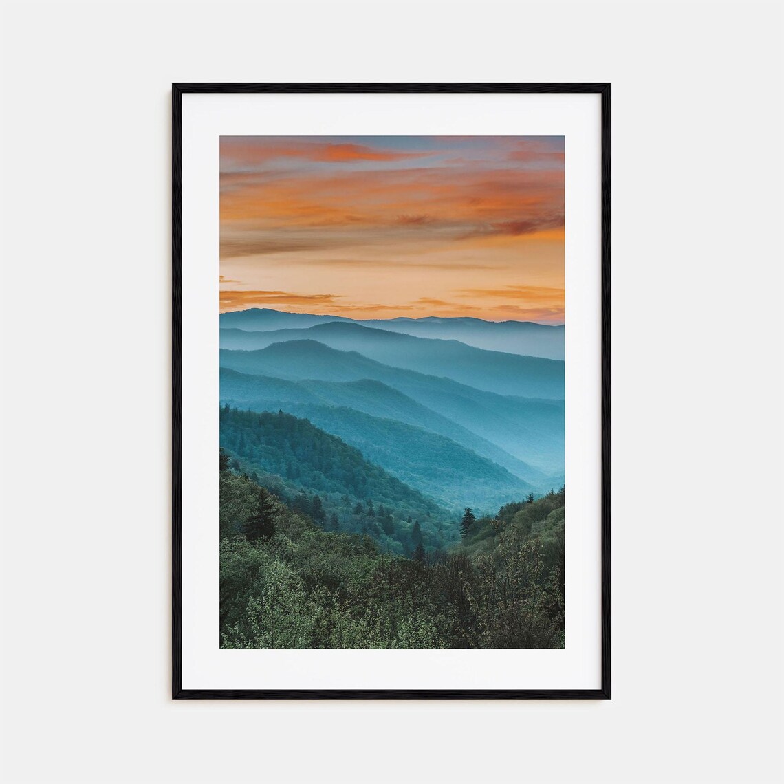 Tennessee Travel Poster, Colorful Street Map No. 3