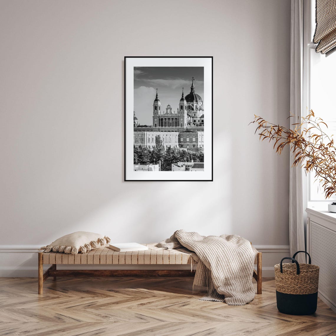 Madrid Almudena Cathedral Historic Spain Royal Palace Poster - Image 2