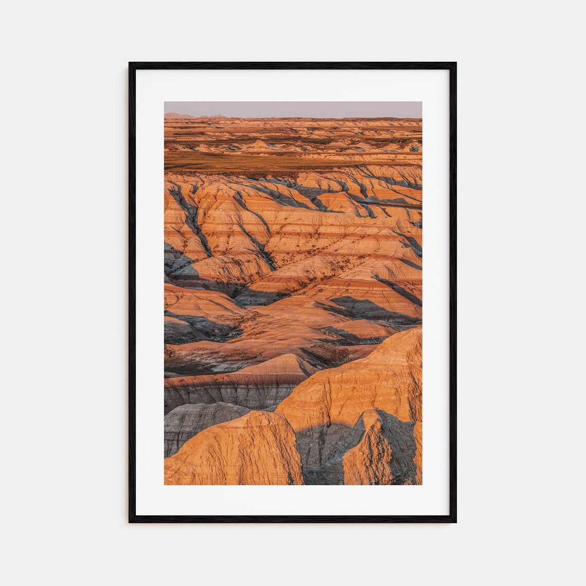 Badlands National Park Travel Poster, Colorful Print