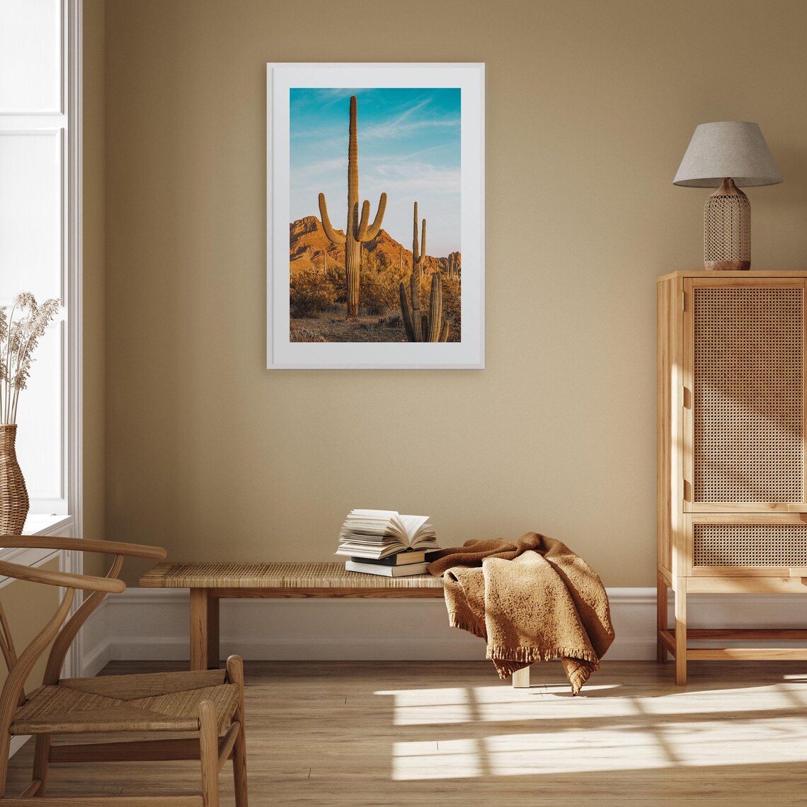 Saguaro National Park Arizona Giant Cacti and Desert Peaks Poster - Image 2