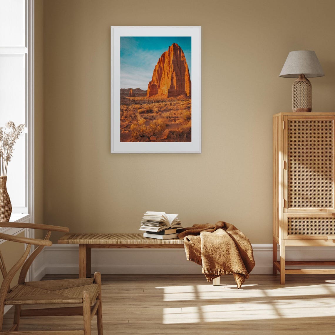 Capitol Reef Red Rock Desert Sunrise in National Park Scenery Poster - Image 3