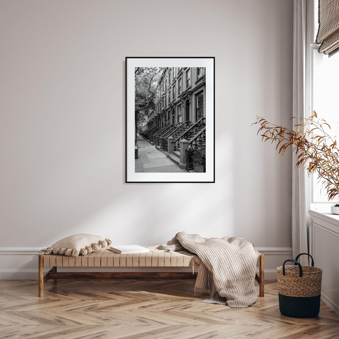 Brooklyn Black And White Travel Poster, Photo Print - Image 2