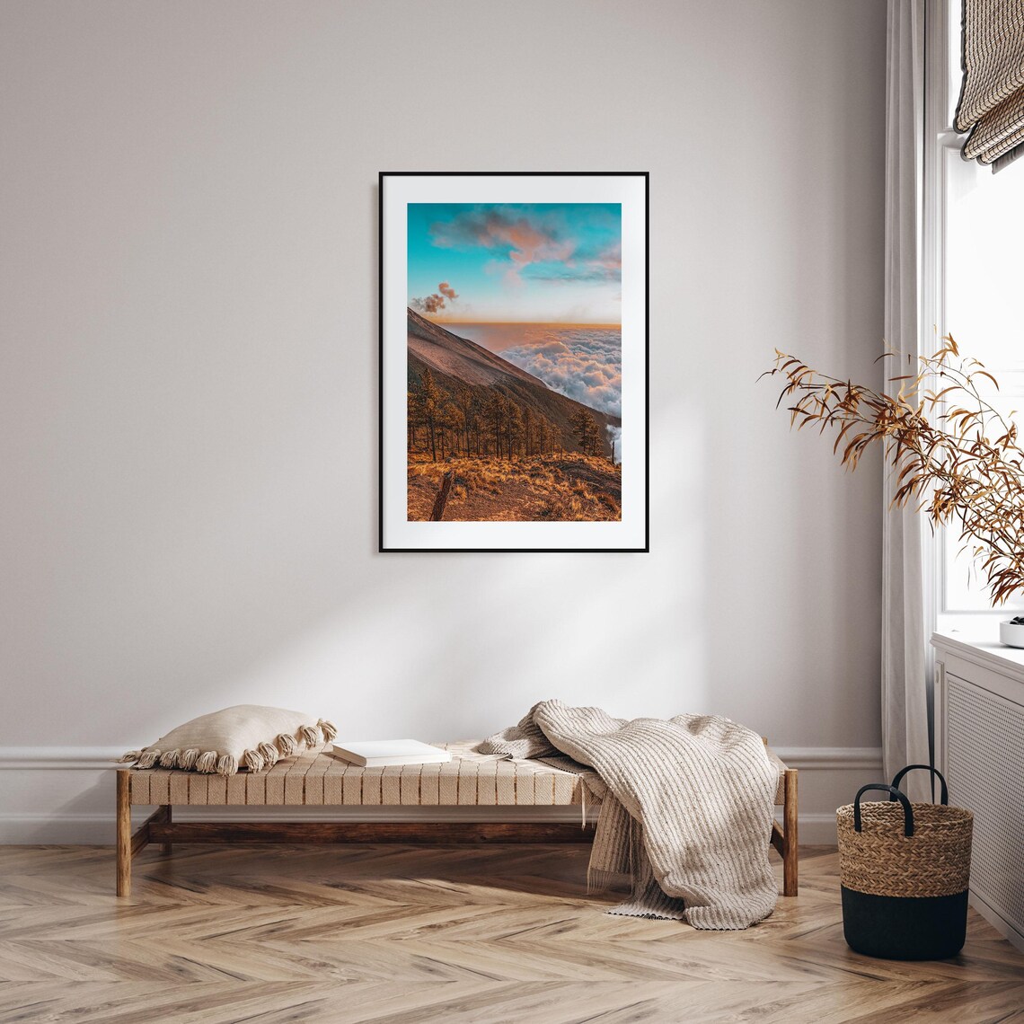 Guatemala Volcano Slope Above a Sea of Clouds Sunrise Poster - Image 2