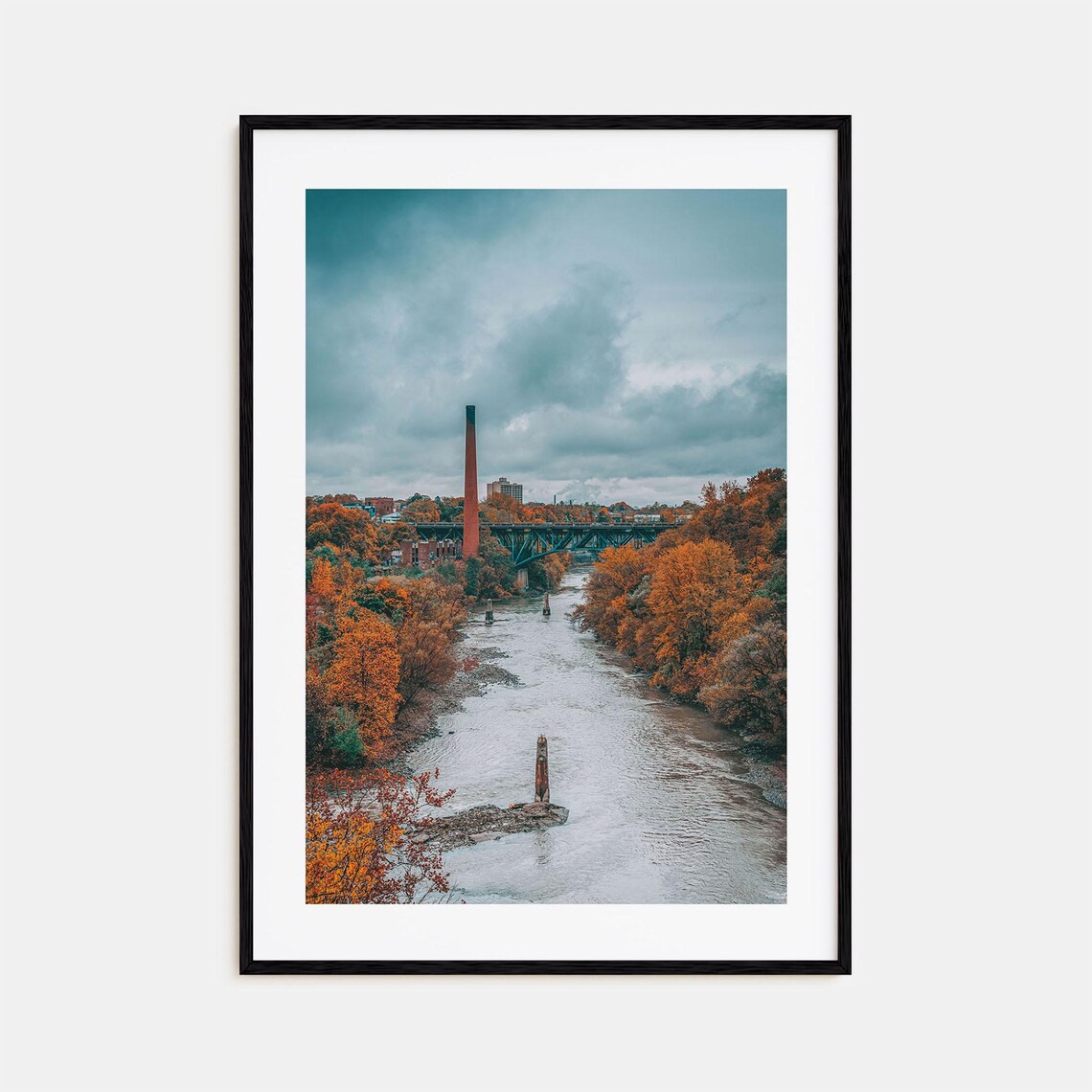 Rochester New York Colorful Poster Print No 2 Rochester Photo Art Rochester Decor Travel Print Rochester Street Map Poster City Map
