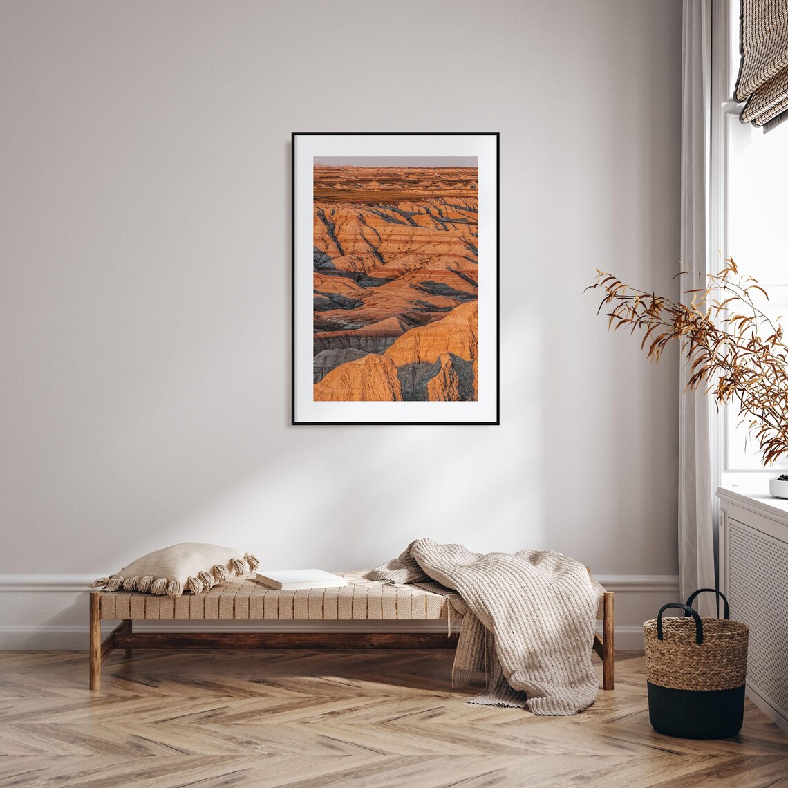 Badlands National Park Travel Poster, Colorful Print - Image 2