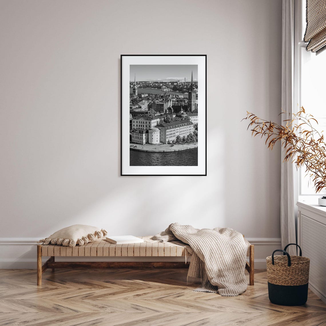 Stockholm Photo Poster Print Stockholm Black And White Wall Art Stockholm Photography Stockholm Travel Stockholm Map Poster - Image 2