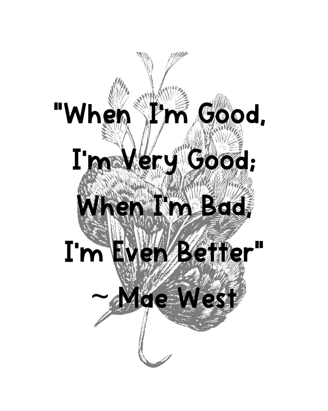 Mae West Quote, Inspirational Quotes - Image 3