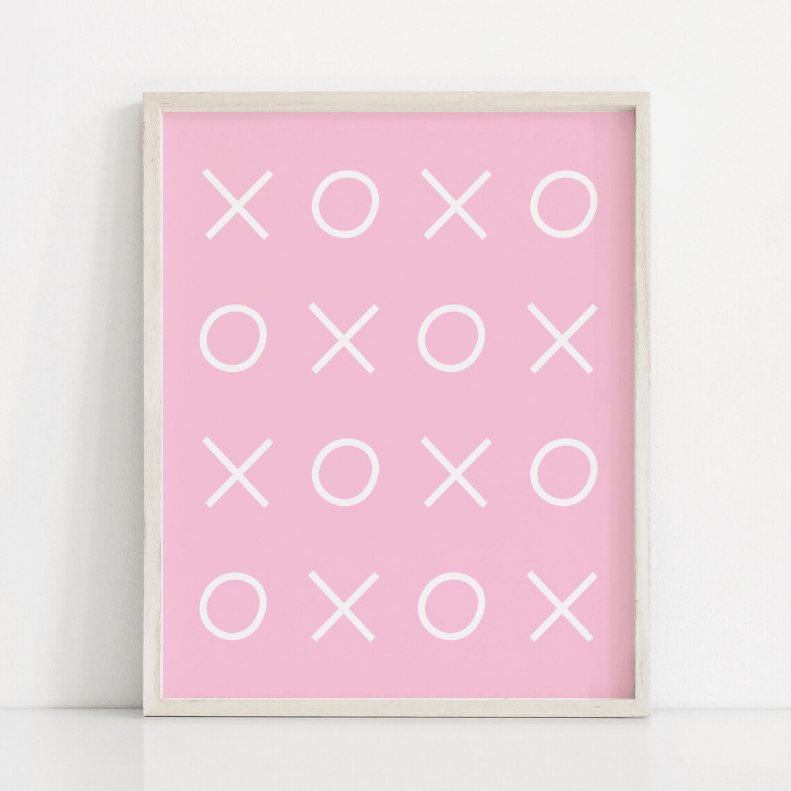 Xoxo Pink Valentines Day Wall Art, Love Decor - Image 5