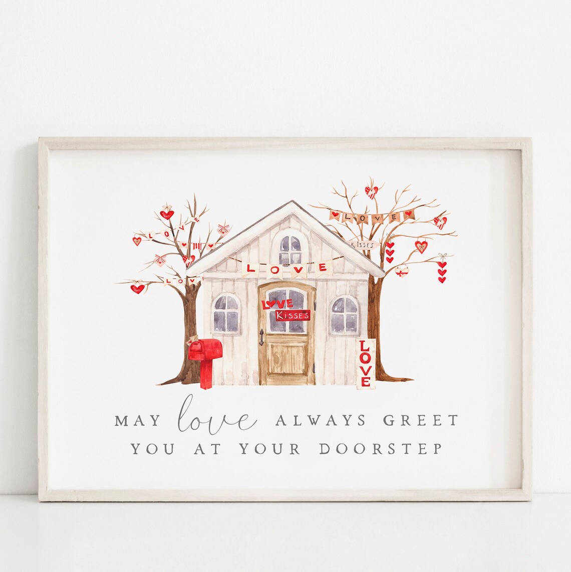 Valentine's Day Love Quote, Farmhouse Art Print - Image 2