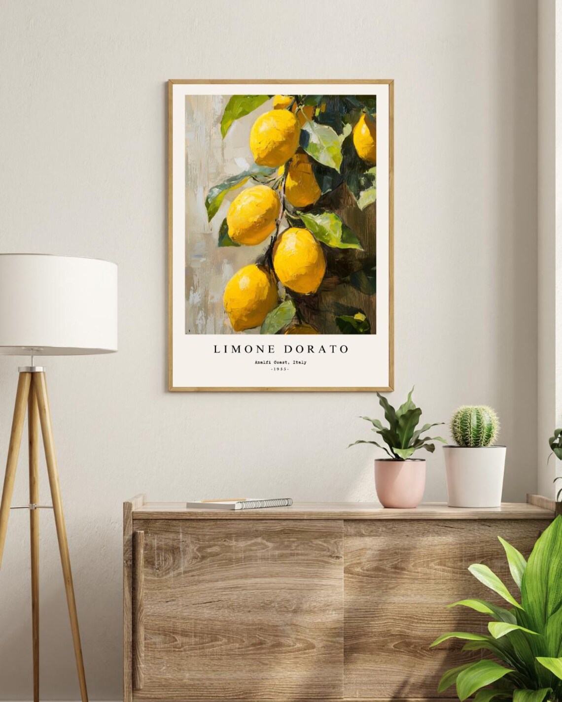 Floral Garden Painting, Boho Decor Botanical Poster - Image 2