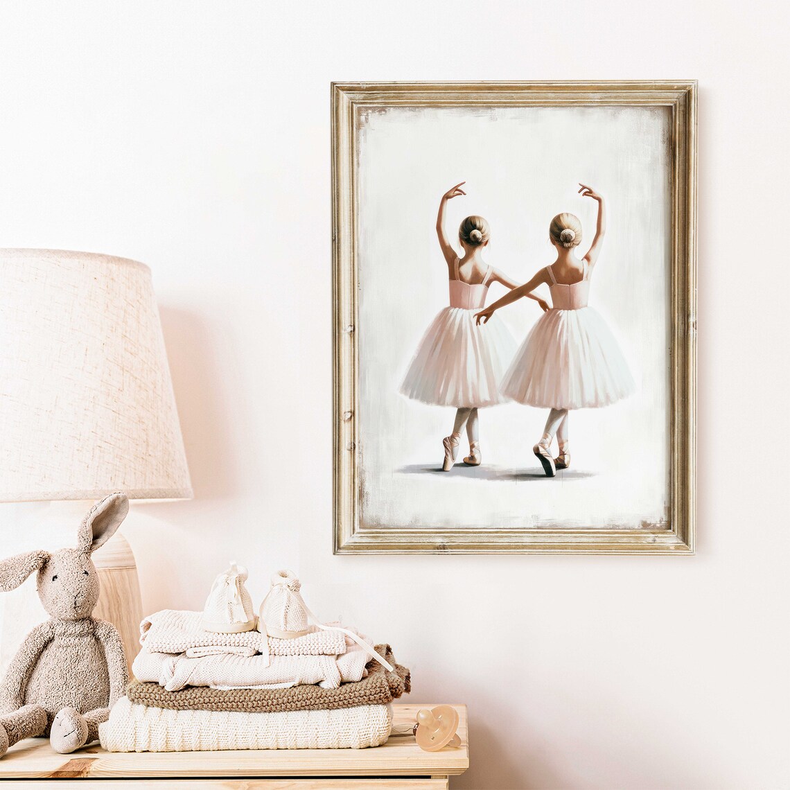 Ballet Nursery Art, Vintage Ballerina Poster - Image 2