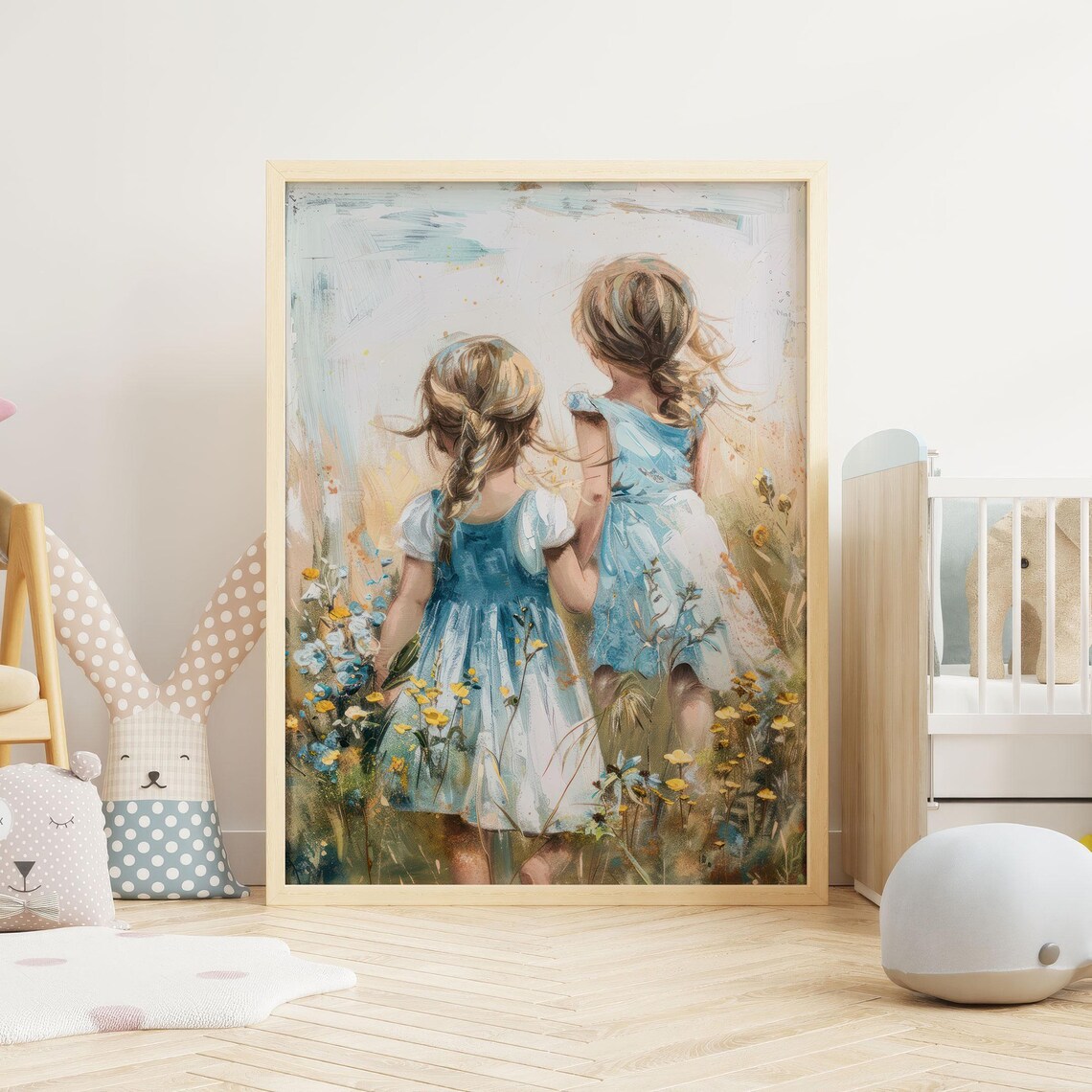 Sisterhood Wildflower Art Print, Girl Room Decor - Image 4