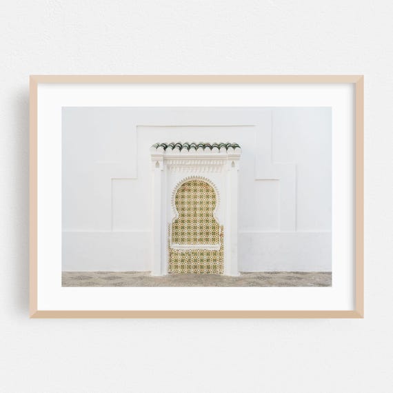 Asilah Print Tangierttouanal Hoceima Wall Art Morocco Framed Architecture Home Decor Mediterranean Poster Minimalist Fine