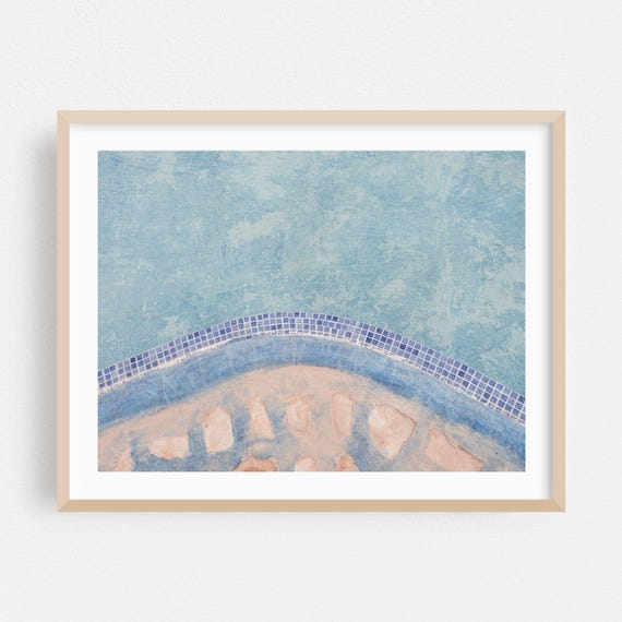 Marrakesh Print Marrakeshsafi Wall Art Morocco Framed Pool Home Decor Abstract Poster Water Fine Geometric Coastal Pattern
