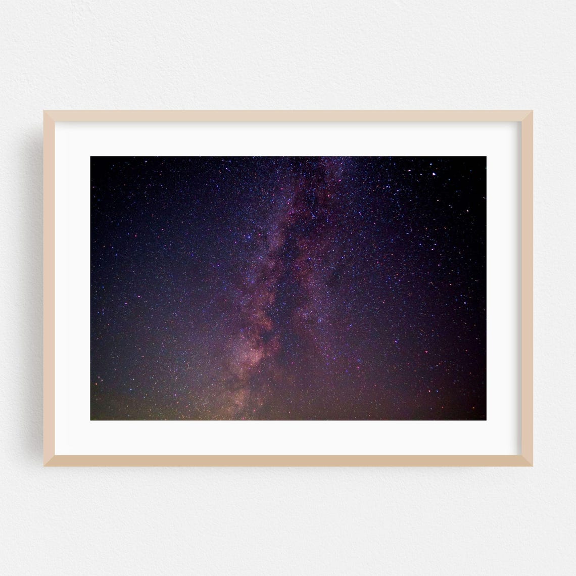Milky Way Night Sky Stars Cosmic Astrophotography Photo Poster
