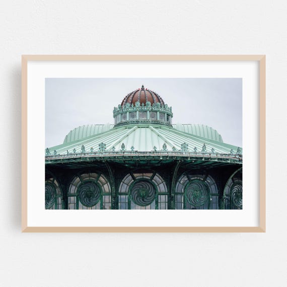 Asbury Park Print New Jersey Wall Art Architecture Framed Deco Home Decor Vintage Poster City Fine Travel Scenic