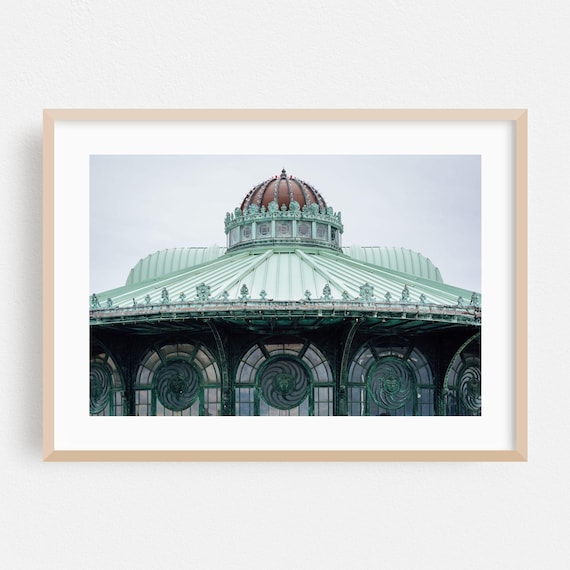 Historic Copper Dome Building Architecture Photography Art Poster