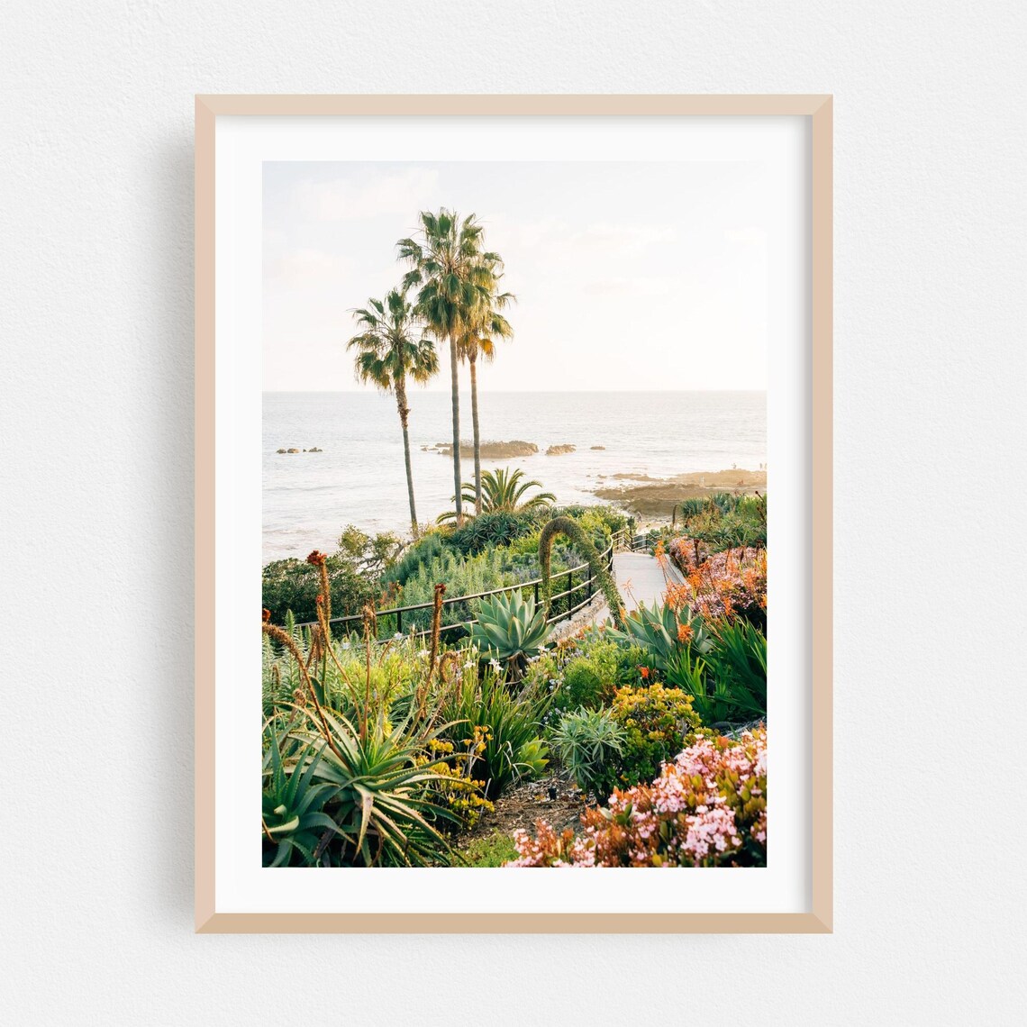 Laguna Beach Coastal Art Print, Ocean Landscape