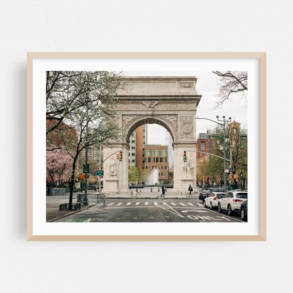 Manhattan Washington Square Arch NYC Spring Street Photo Poster