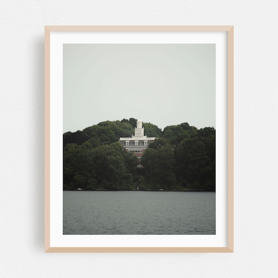 Marlborough Massachusetts Historic Lakeside Clock Tower Poster
