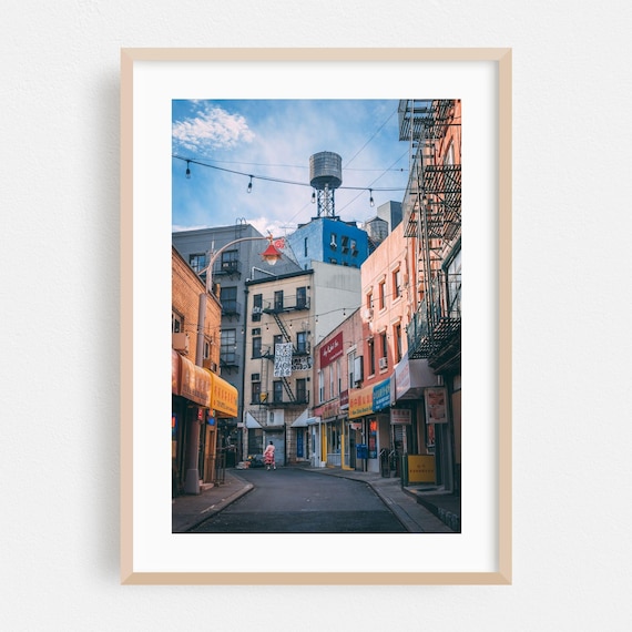 Chinatown New York Street Photography Fire Escape City Print