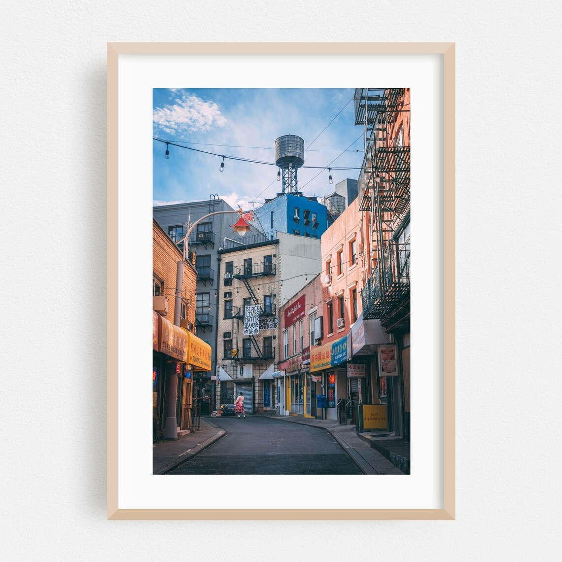 Chinatown New York Street Photography Fire Escape City Print