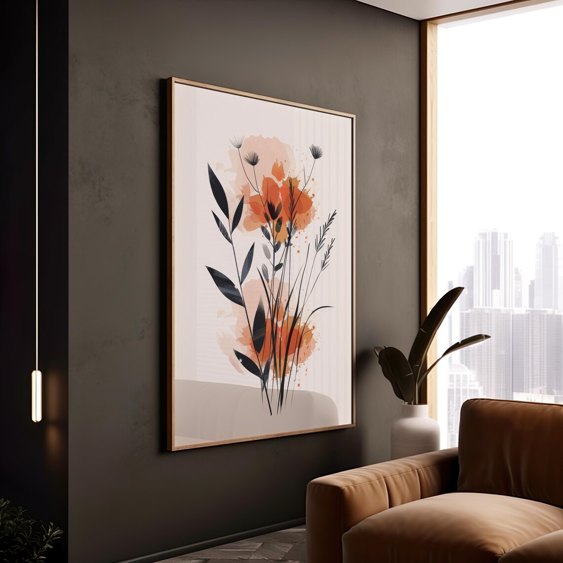 Minimalist Flowers - Classic Travel Poster