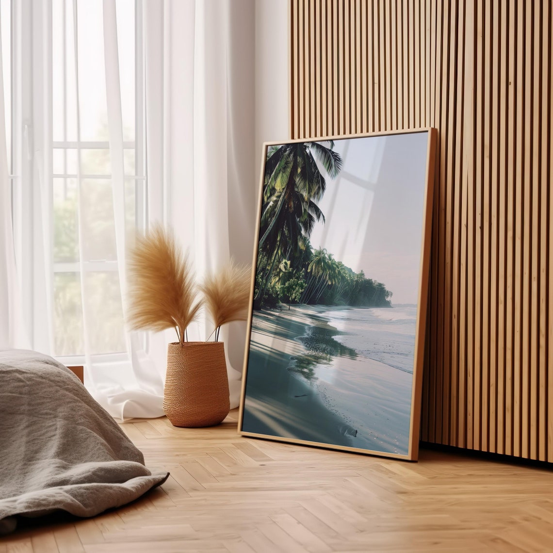 Tropical Beach - Contemporary Beach Art - Image 2
