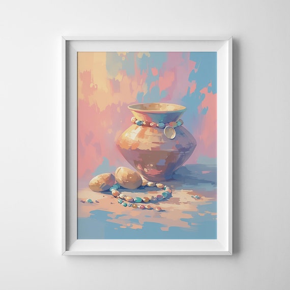 Colorful Wall Art Aesthetic Room Decor Maximalist Wall Art Cottagecore Apartment Decor Preppy Wall Art Prints