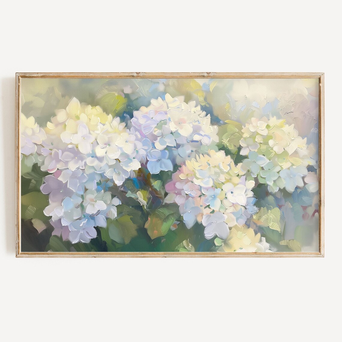 Summer Floral Painting Hydrangea, Art Print