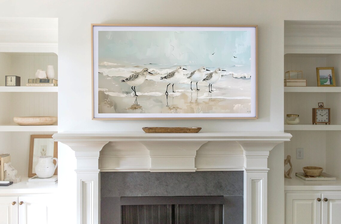 Summer Coastal Seascape Art Print for TV Decor - Image 3