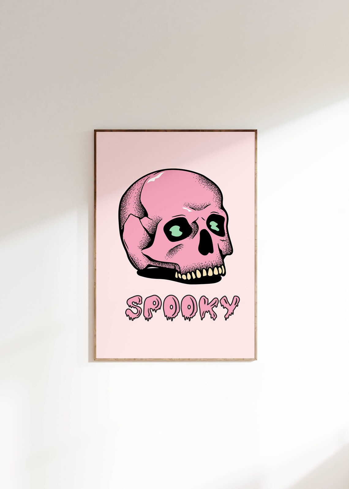 Spooky Halloween Pastel Doodles Art Print