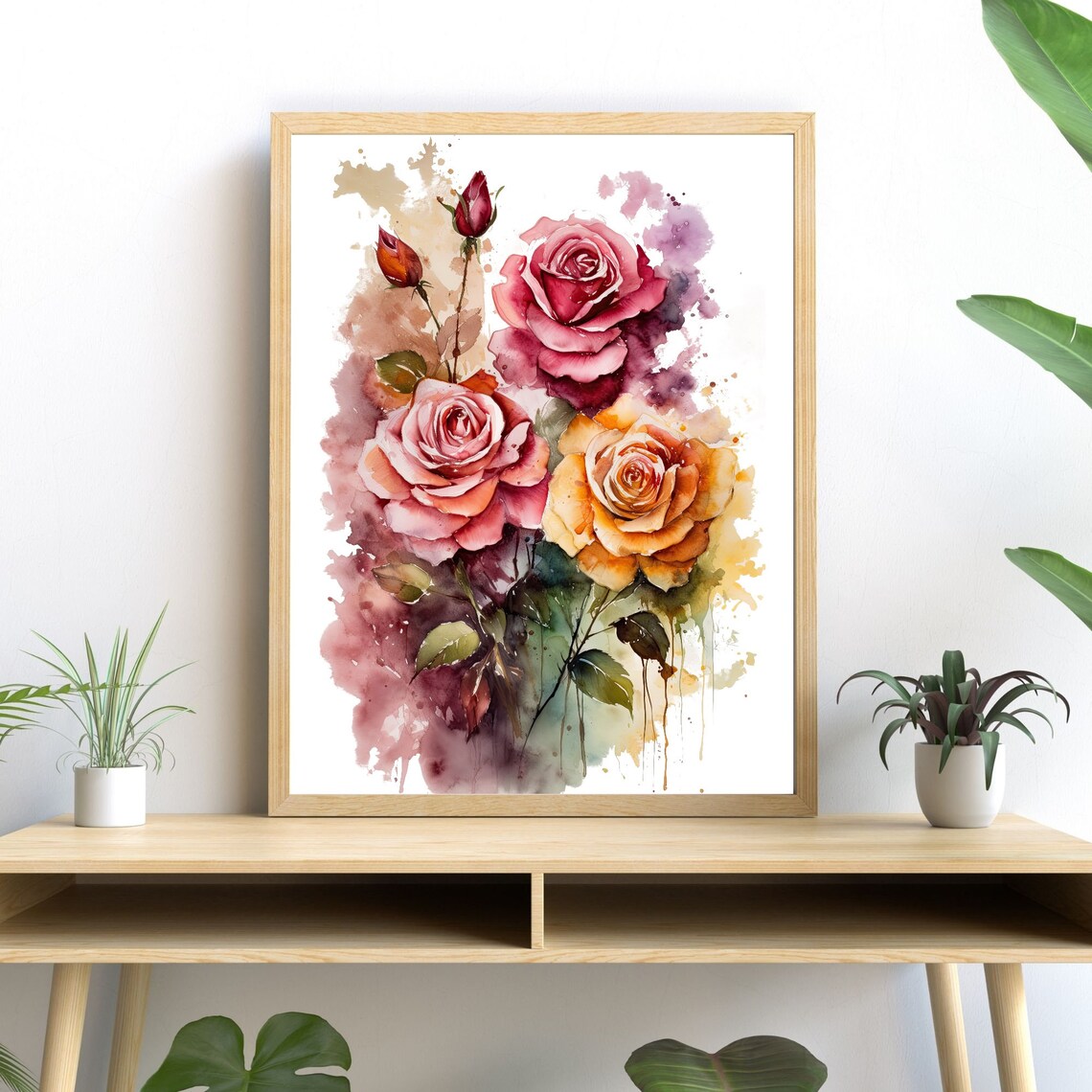 Roses Assortment - Contemporary Travel Poster