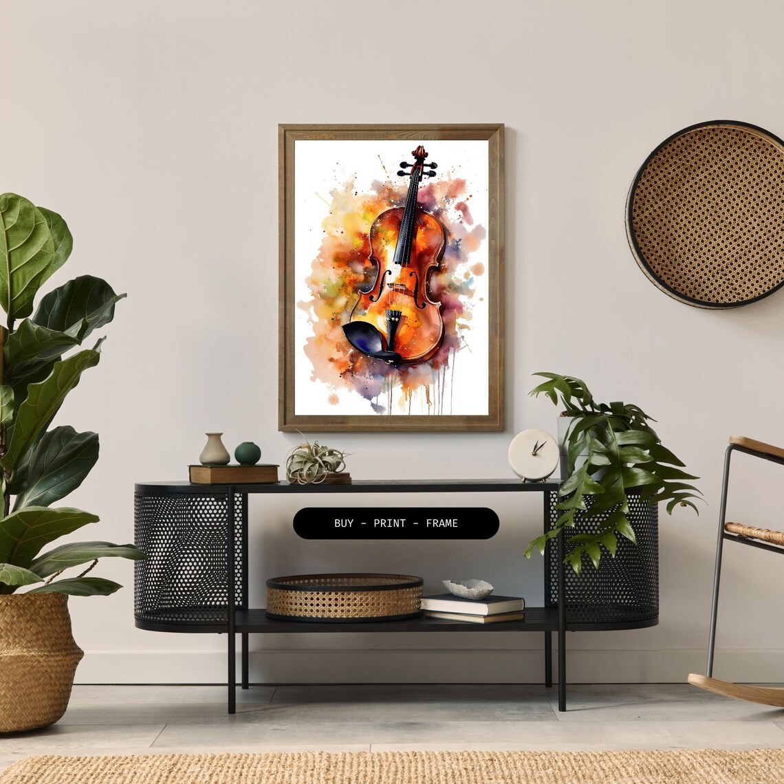 Classical Instrument Illustration, Music Decor - Image 2