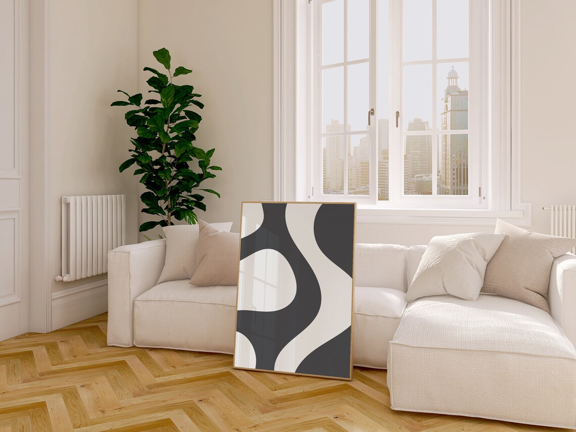 Modern Abstract, Minimalist Wall Art Print - Image 3