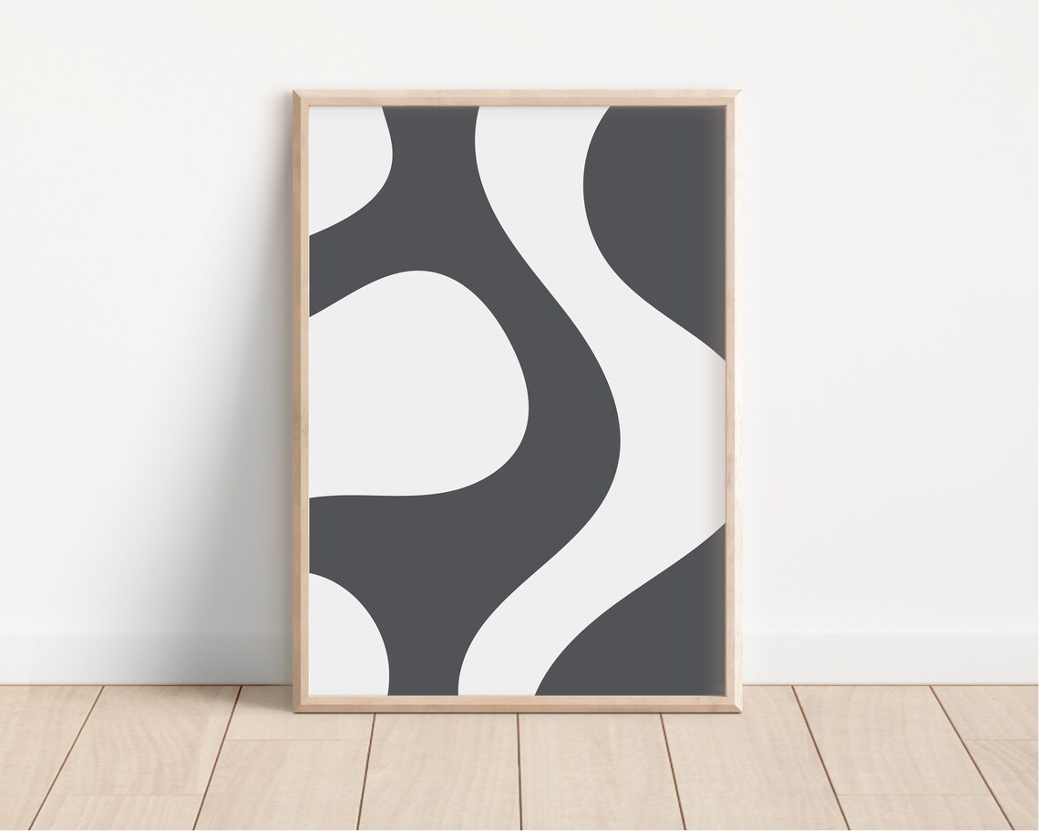 Modern Abstract, Minimalist Wall Art Print - Image 2