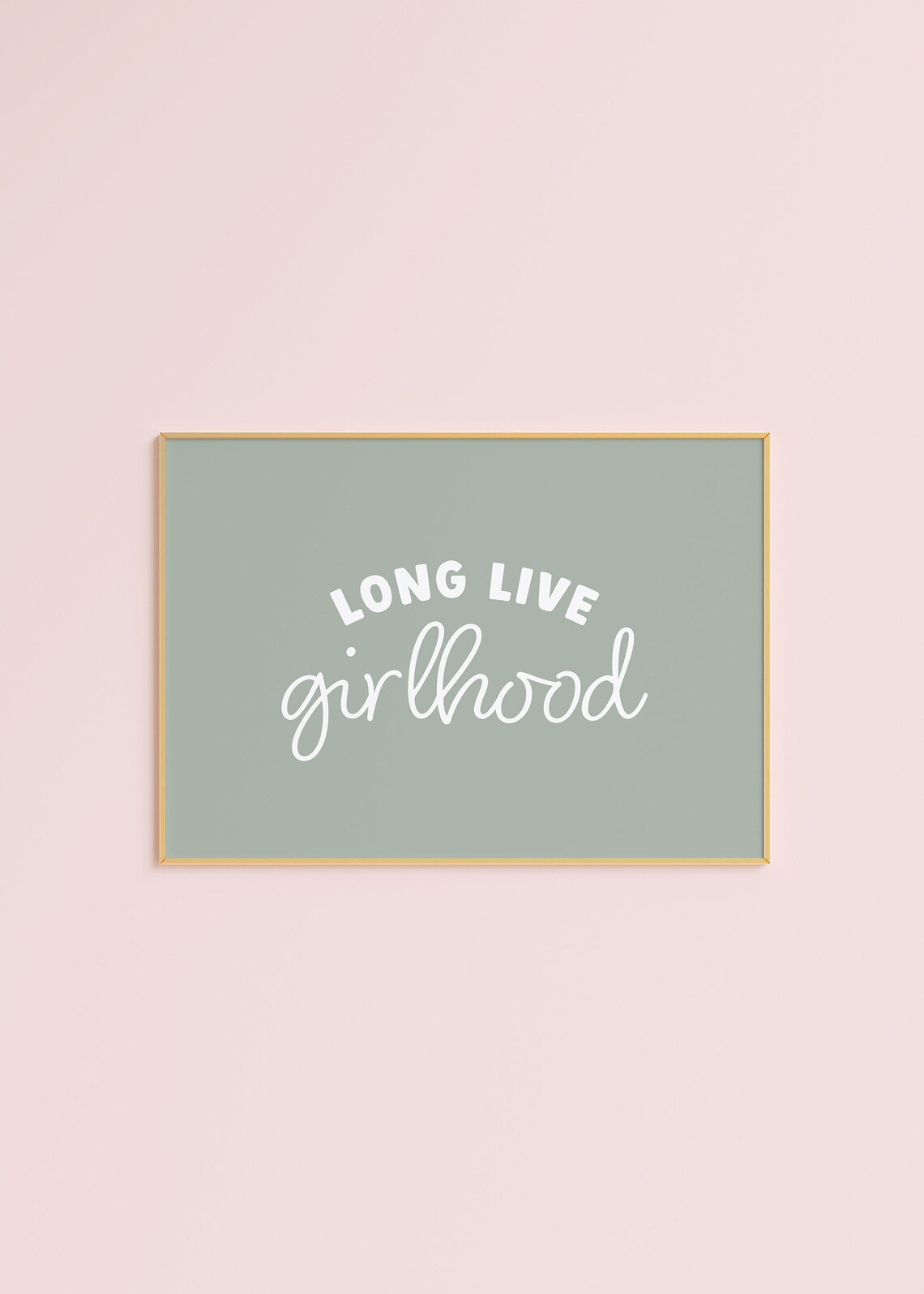 Long Live Girlhood Kids Nursery Room Art Print - Image 3