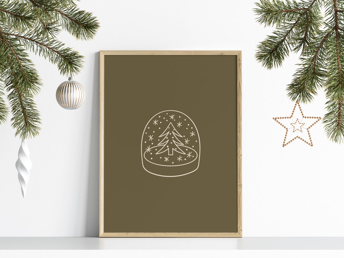 Baby Its Cold Outside Script Winter Quote Neutral Holiday Decor Poster - Image 2