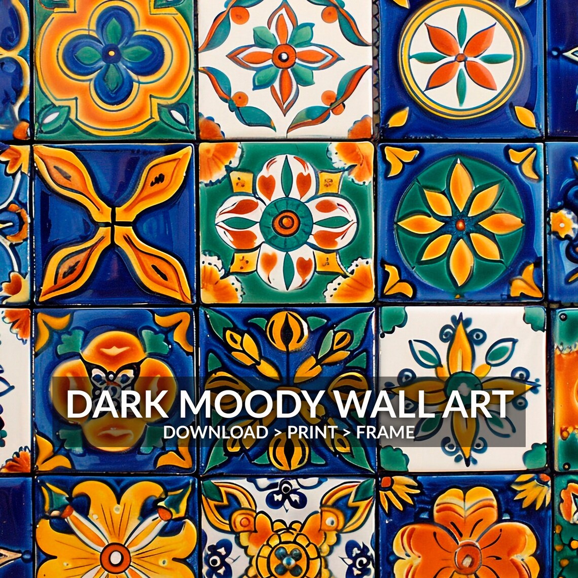 Mexican Talavera Wall Art, Traditional Mural Art - Image 6