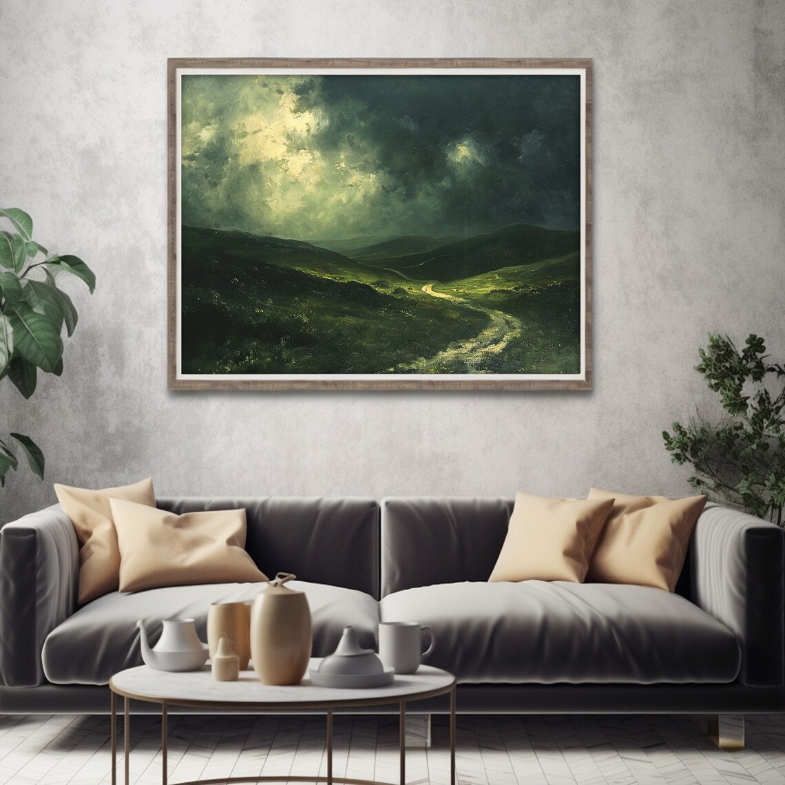 Irish Landscape Print, Dark Moody Rustic Ireland - Image 5