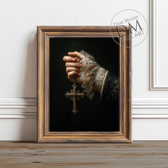 Cross Gothic Religious Art Print