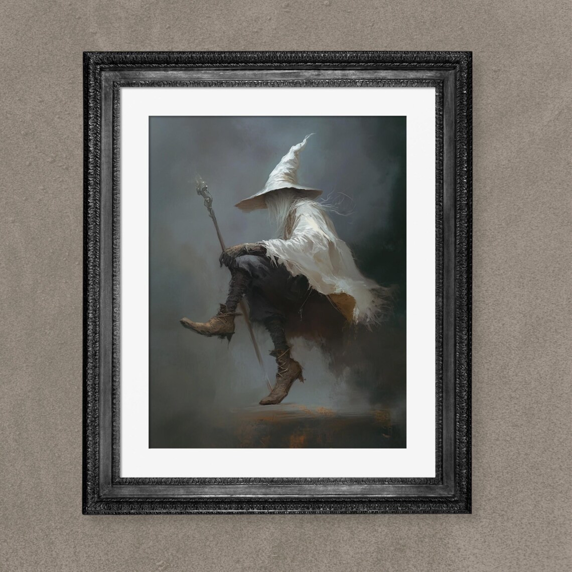 Vintage Witch Ghost, Halloween Academia Decor