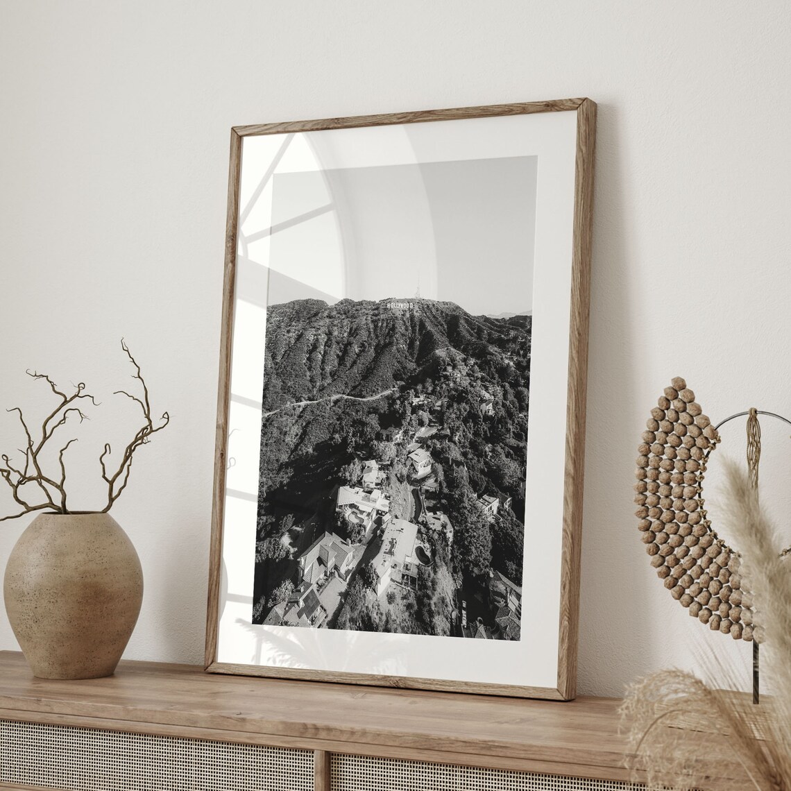 Hollywood Wall Art Print Black And White Hollywood Poster Los Angeles Decor California Art Usa Photography North America C19 122 - Image 2