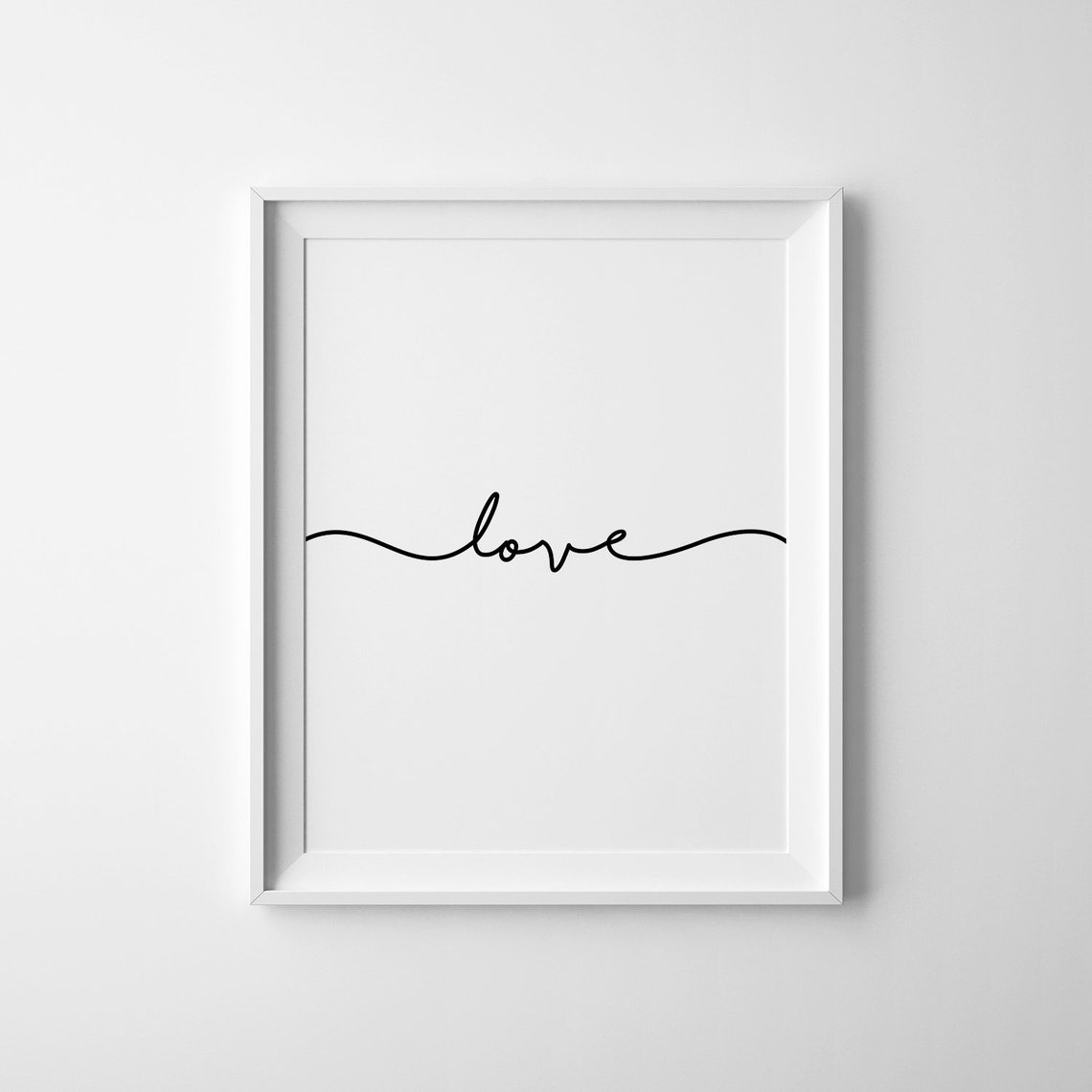 Live Love Laugh Script Set of Three Bedroom Wall Decor Poster - Image 3