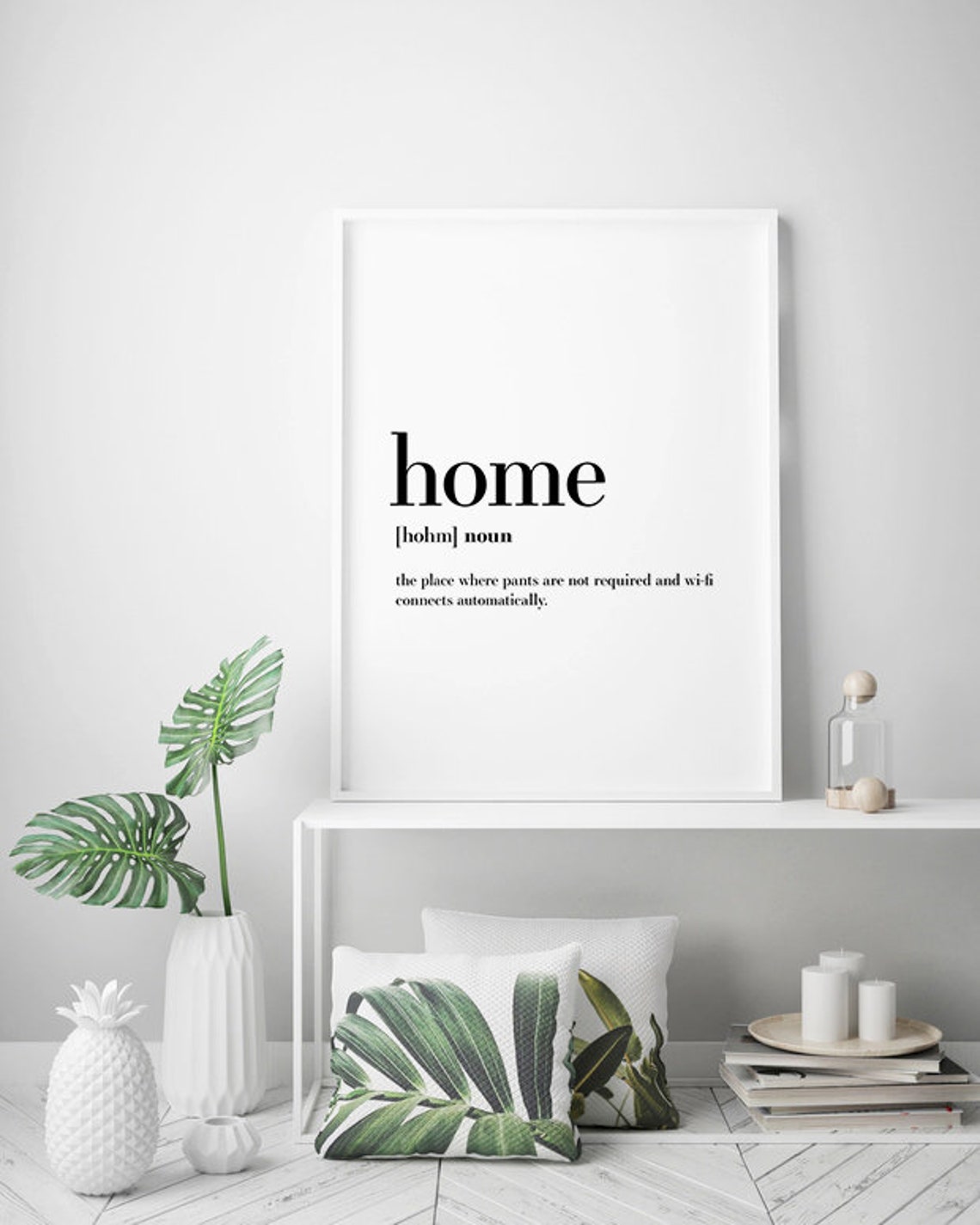 Funny Home Dictionary Definition Pants Wifi Housewarming Gift Poster - Image 2