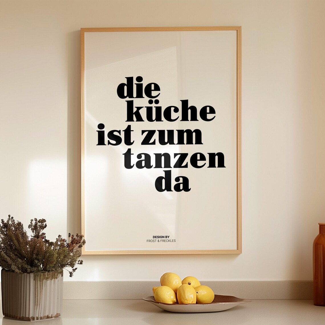 Die Kche Ist Zum Tanzen Da Poster, Kitchen Decor